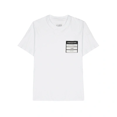 Shop Maison Margiela White Cotton T-shirt