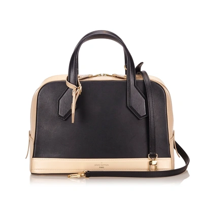 Shop Pre-owned Louis Vuitton Brown Shoulder Bag In Black