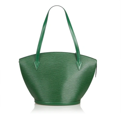 Pre-owned Louis Vuitton Green Shoulder Bag
