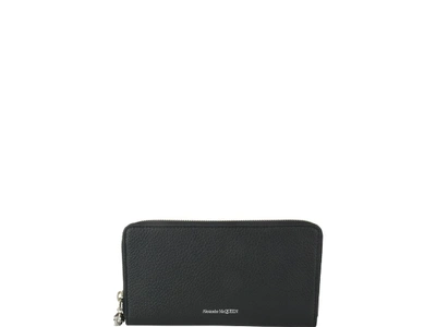 Shop Alexander Mcqueen Continental Wallet In Black