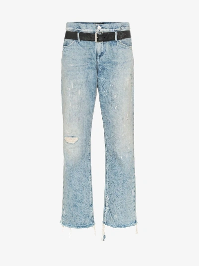 Shop Rta Dexter Boyfriend Jeans In Blue