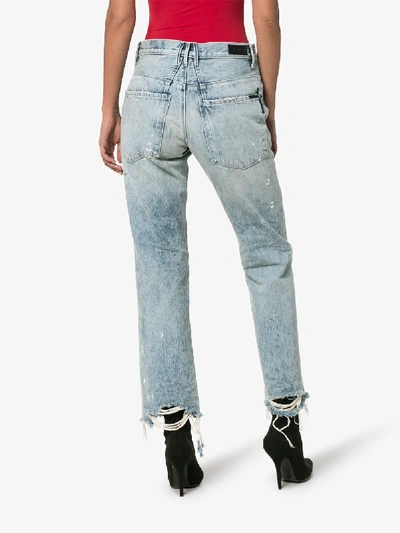 Shop Rta Dexter Boyfriend Jeans In Blue