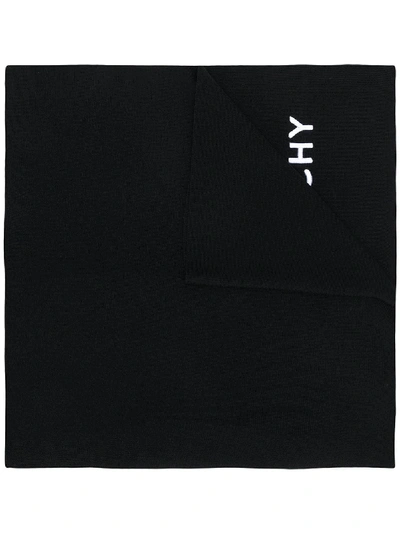 GIVENCHY KNIT SCARF - 黑色