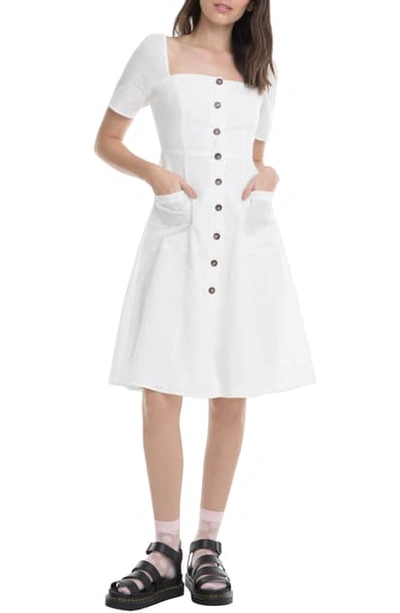 Shop Astr Ramona A-line Dress In Off White