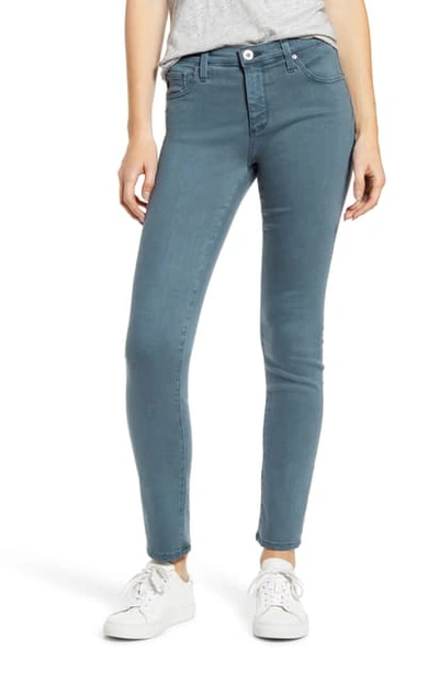 Shop Ag The Prima Ankle Cigarette Jeans In Sulfur Prussian Blue