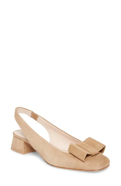 Shop Kate Spade Sierra Slingback Pump In Biscotti