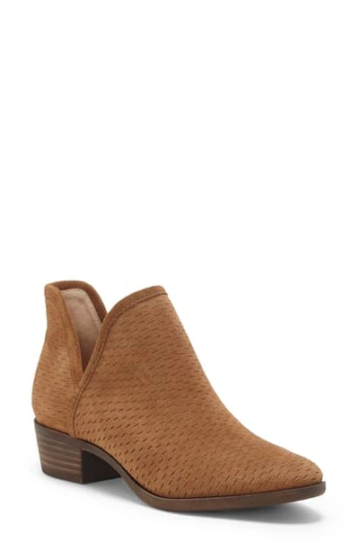 Shop Lucky Brand Baley Bootie In Eyelash Suede