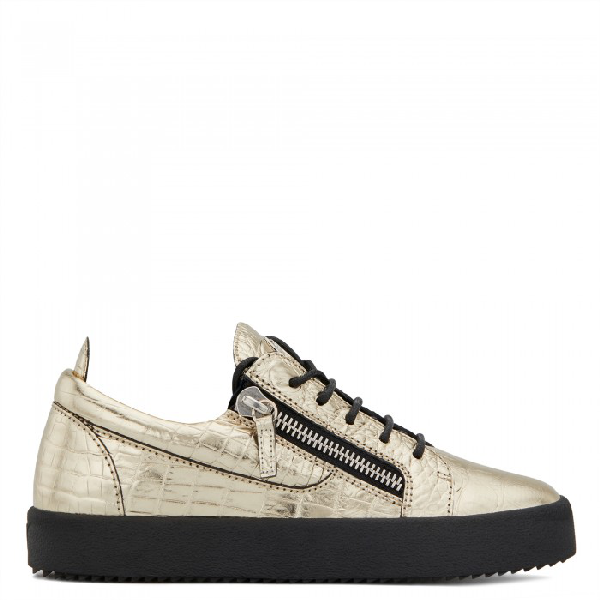 Giuseppe Zanotti Official Website Gail Gold In Silver Modesens