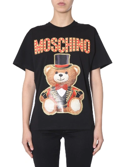 Shop Moschino Teddy Bear T In Multi