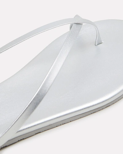 Tkees Silver Showers Metallic Flip-flops In Silver