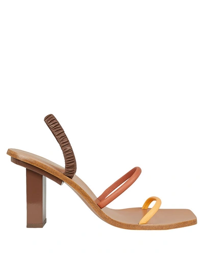 Shop Cult Gaia Kaia Strappy Leather Sandals In Multi