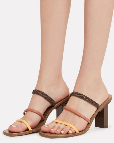 Shop Cult Gaia Kaia Strappy Leather Sandals In Multi