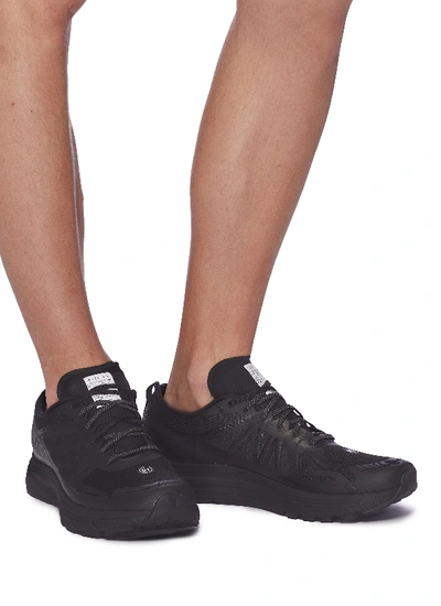 Shop Satisfy X Salomon 'sonic Ra Max' Mesh Sneakers In Black