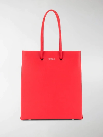Shop Medea Crossbody Shopper Bag In Red