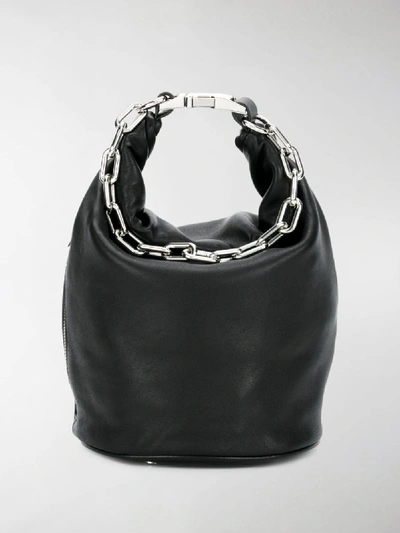 Shop Alexander Wang Attica Chain Sac Bag In Black