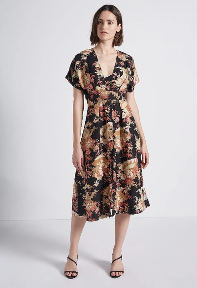 Shop Current Elliott The Retro Dress In Bamboo Floral
