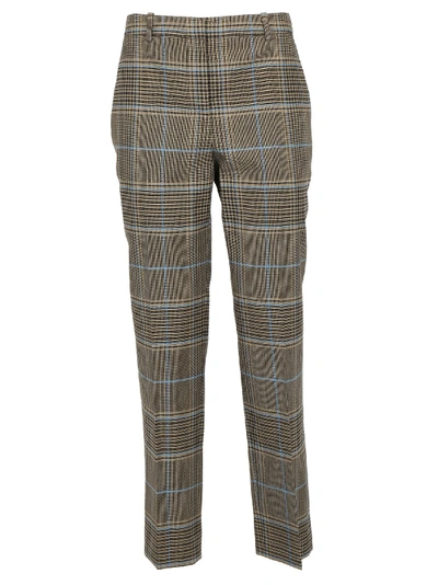 Shop Givenchy Pants In Blue Beige