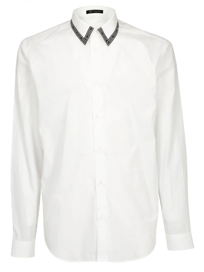 Shop Versace Shirt In Bianco