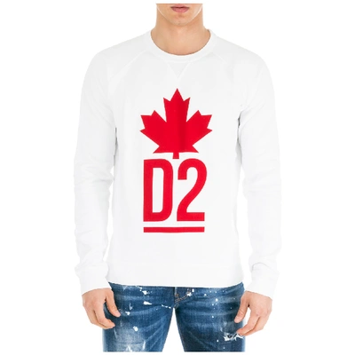 Shop Dsquared2 Men's Sweatshirt Sweat  D2 In White