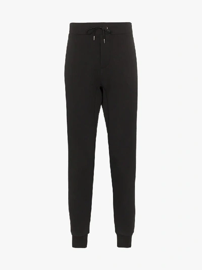 Shop Polo Ralph Lauren Black Logo Tapered Track Pants