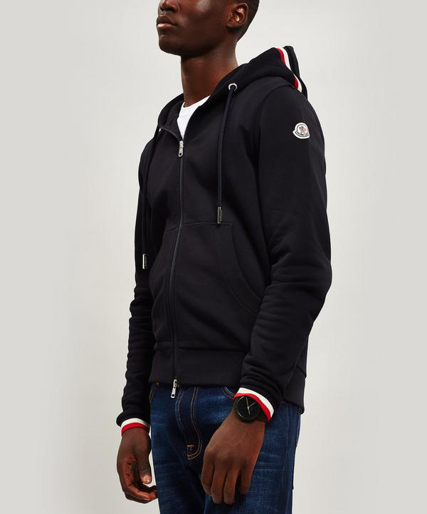 navy moncler hoodie