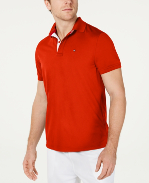 tommy hilfiger red t shirt mens