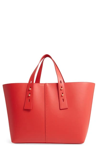 Shop Frame Les Second Large Tote In Lipstick