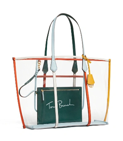 Tory burch shop perry clear tote