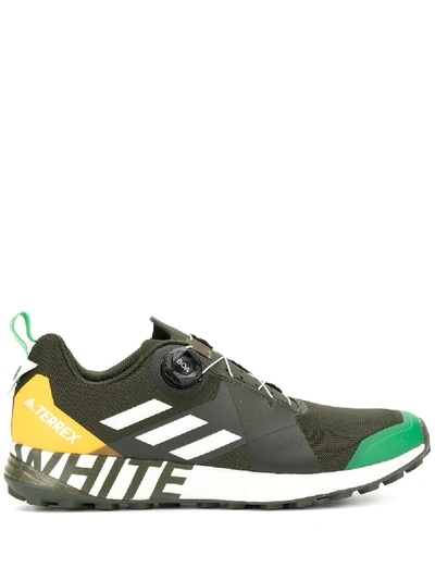 Shop White Mountaineering X Adidas Terrex Sneakers In Green