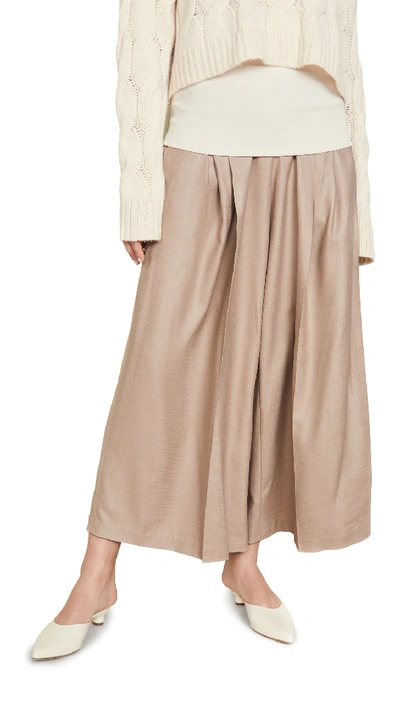 Shop Adeam Convertible Bandeau Pants In Sand