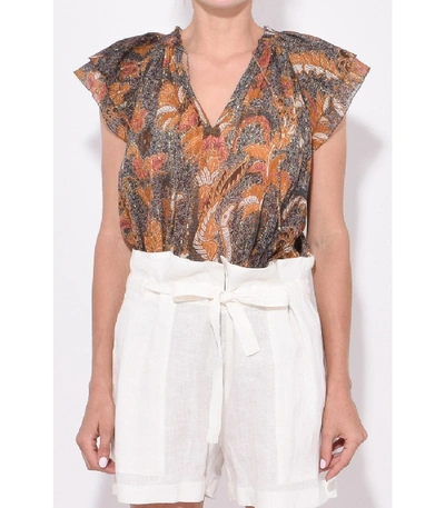 Shop Ulla Johnson Ida Top In Amber In Multi