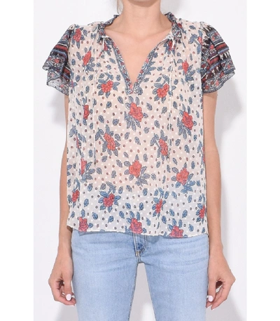 Shop Ulla Johnson Elise Top In Pristine In Multi