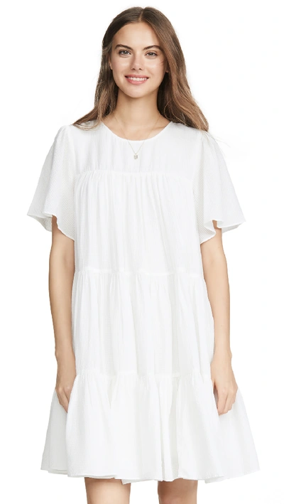 Shop Anine Bing Tabitha Dress In White