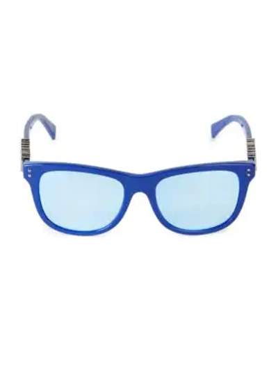 Shop Moschino 53mm Square Sunglasses In Blue