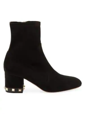 valentino suede ankle boots