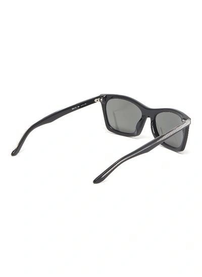 Shop Balenciaga Acetate Square Sunglasses