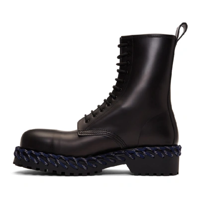 Shop Balenciaga Black Laces Boots