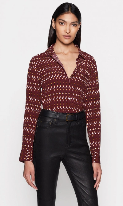 Shop Equipment Leema Shirt In Tawny Port Multi