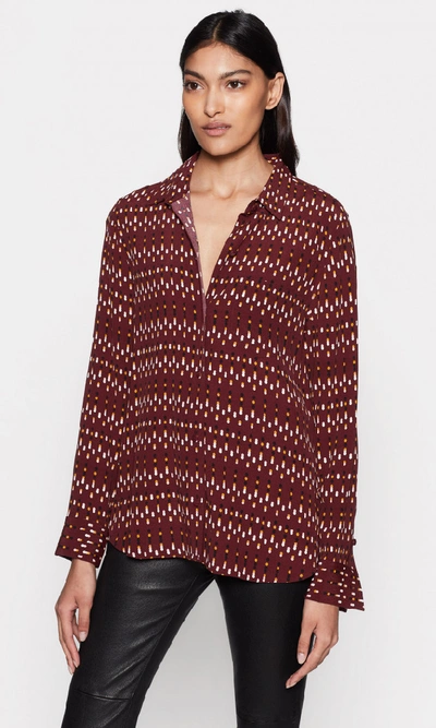 Shop Equipment Leema Shirt In Tawny Port Multi