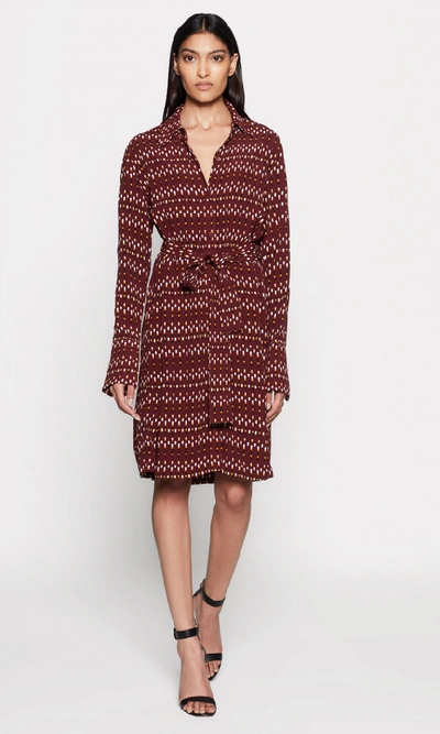 Shop Equipment Chansette Dress In Tawny Port Multi