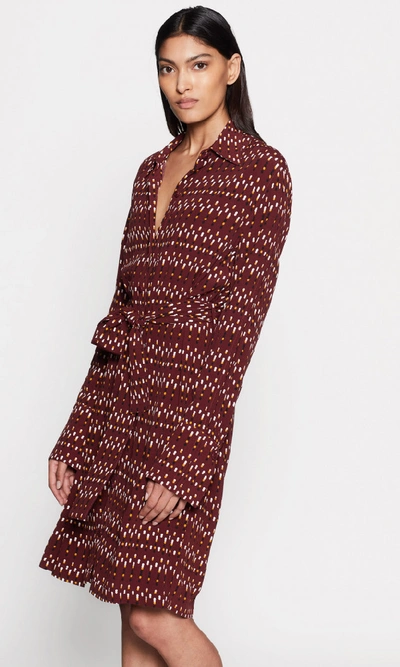 Shop Equipment Chansette Dress In Tawny Port Multi