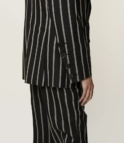 Shop Vivienne Westwood Lou Lou Jacket Black/white Stripes In Black/ White Stripes