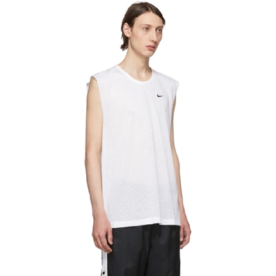 Shop Nike White Nrg Tank Top In 100 White