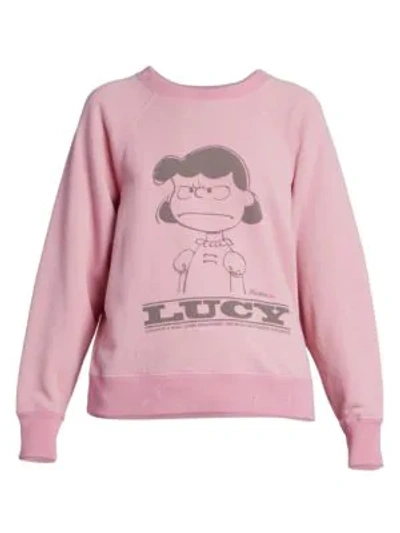 Shop Marc Jacobs Peanuts® X  Lucy Sweatshirt In Pink