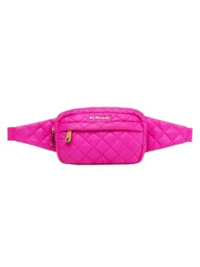 Shop Mz Wallace Metro Belt Bag In Bright Pink