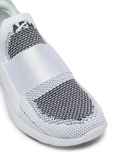 Shop Apl Athletic Propulsion Labs 'techloom Bliss' Knit Slip-on Sneakers In White