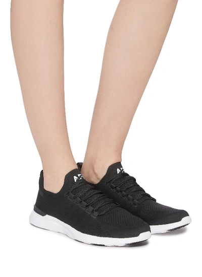 Shop Apl Athletic Propulsion Labs 'techloom Breeze' Knit Sneakers In Black / White