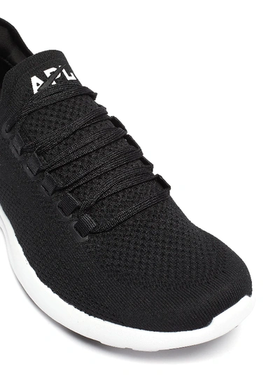 Shop Apl Athletic Propulsion Labs 'techloom Breeze' Knit Sneakers In Black / White