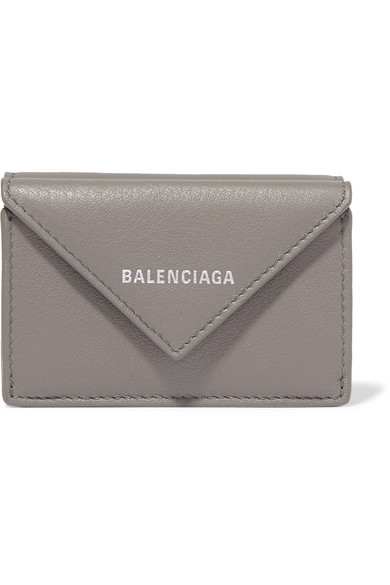 balenciaga mini leather wallet