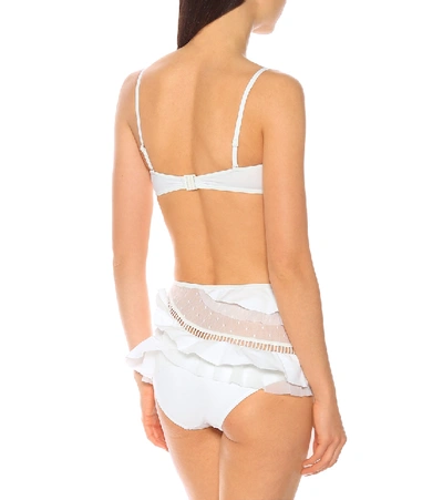 Shop Zimmermann Allia Bikini Top In White